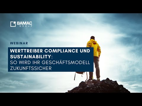 Webinar Werttreiber Compliance &amp; Sustainability